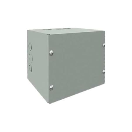 Wiegmann SC242406 - Captive Screws Electrical Enclosures, 24 in H, 6 in D, 24 in W, 1, Steel