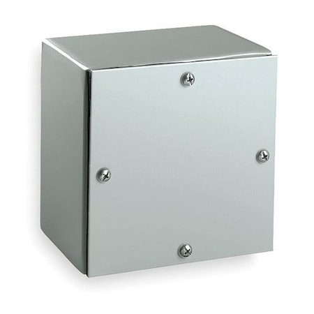 Wiegmann WA121206GSC - Screws Electrical Enclosures, 12 in H, 6 in D, 12 in W, 4, Steel