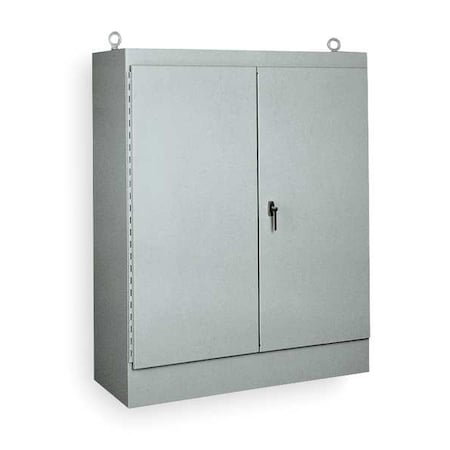 Wiegmann WA604818FSD - 3 Point Latch with Padlock Handle Electrical Enclosures, 60 in H, 18 in D, 72 in W, 12, Steel