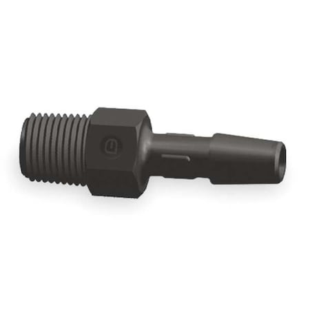Eldon James A4-4BN - Strt,Nylon,Barbed1/4in,MNPT1/4in,PK10