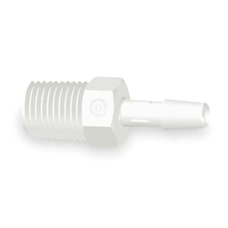 Eldon James A8-6WP - 3/8" Barbed x 1/2" MNPT Male Adapter PK 10