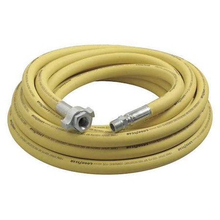 Continental MSH075-50MF-G - 3/4" x 50 ft Nitrile Coupled Multipurpose Air Hose 1000 psi YL