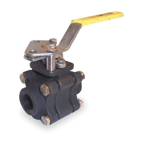 Jomar Valve T-CS-2001N-SS-4B - Manual 2-Way Ball Valve,NPT,Carbon Steel