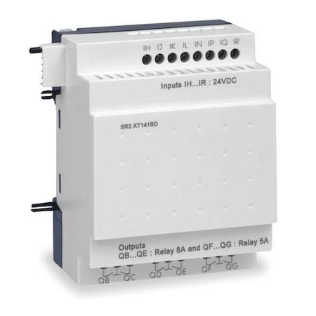 Schneider Electric SR3XT141FU - Expansion Module,8 inputs,6 Relay Output