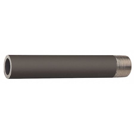 40510TS - 3/4" x 6" TOE Black Pipe Nipple Sch 80