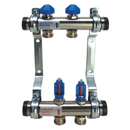 Watts D3803002SS - Flowmeter Manifold,Metal,Stainless Steel