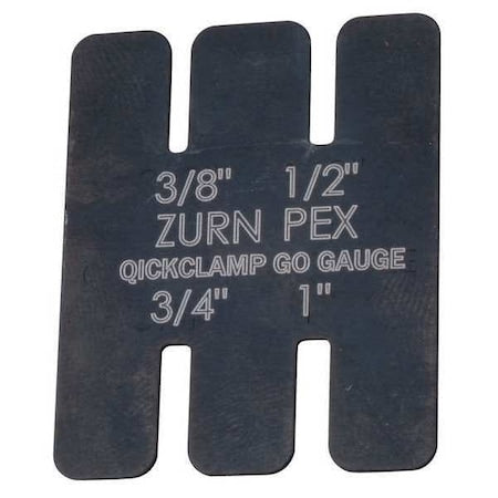Zurn QGNQC - PEX Crimp Ring Gauge,3/8 to 1 In