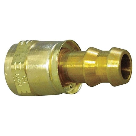 Eaton Aeroquip 4797-5-4B - Hydraulic Hose Fitting,Brass,1/2"-20,JIC