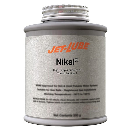 Jet-Lube 13604 - Anti-Seize, General Purpose, Brush-Top Can, 1 lb, Nickel Base, 2600 Degrees F Max Op Temp, Paste