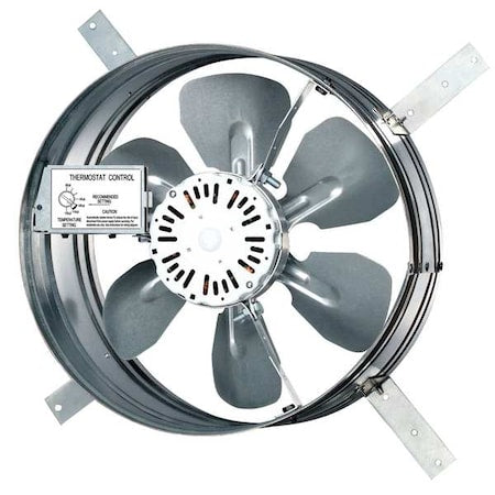 Dayton 10W193 - 1220 CFM Gable Mount Attic Fan, 120 V