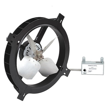 Dayton 10W197 - 1650 CFM Gable Mount Attic Fan, 120 V