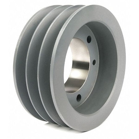 Tb Woods 483B - 1/2 in to 1-15/16 in Quick Detachable Bushed Bore 3 Groove V-Belt Pulley 5.15 in OD