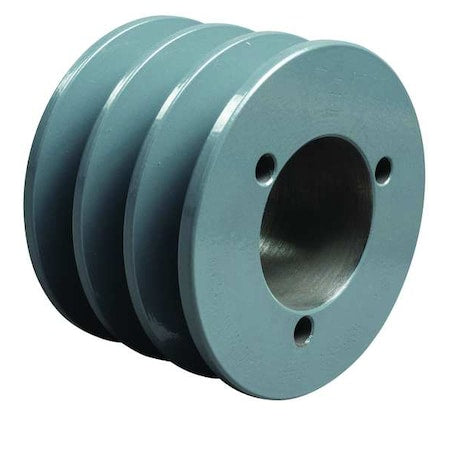 Tb Woods 383B - 1/2 in to 1-5/8 in Quick Detachable Bushed Bore 3 Groove V-Belt Pulley 4.15 in OD