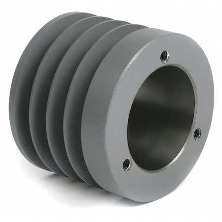 Tb Woods 5V444 - 1/2 in to 1-15/16 in Quick Detachable Bushed Bore 4 Groove V-Belt Pulley 4.4 in OD