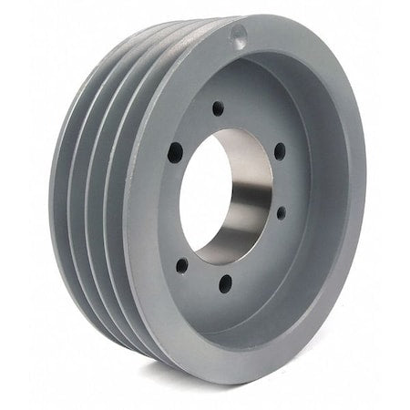 Tb Woods 584B - 1/2 in to 1-15/16 in Quick Detachable Bushed Bore 4 Groove V-Belt Pulley 6.15 in OD