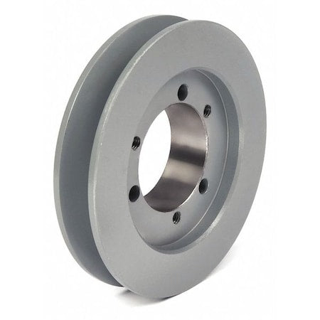Tb Woods 3V531 - 1/2 in to 1-5/8 in Quick Detachable Bushed Bore 1 Groove V-Belt Pulley 5.3 in OD