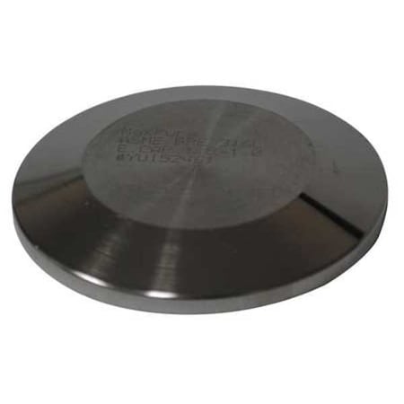Maxpure TEG16A6L2.5-PM - Cap, Stainless Steel, Clamp 2 1/2 in