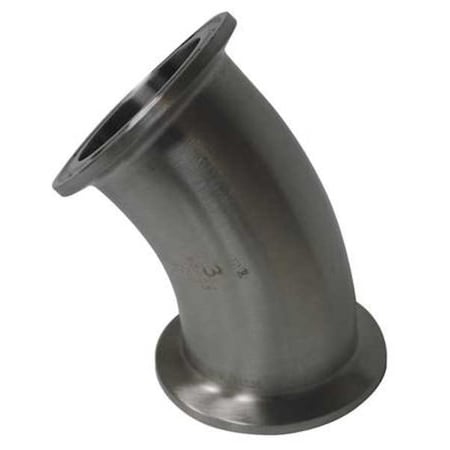EG2K2.5 - 45 Elbow,SS,Clamp21/2"