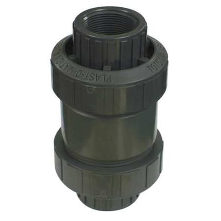Plast-O-Matic CKS200VT-NC-PV - Check Valve,8.375 in Overall L