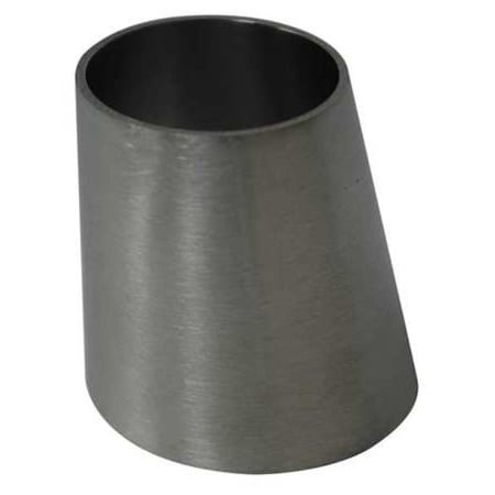 E32WW2.5X2.0 - 2-1/2" x 2" Butt Weld T304 SS Eccentric Reducer