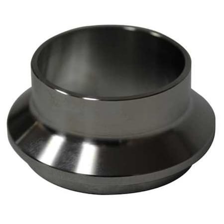 E14WI2.0 - Short Welding Ferrule, SS, 2 in Dia