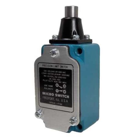 Honeywell 2LS1 - Limit Switch, Plunger, 1 NC/1 NO, 10 A at 480 V AC, Actuator Location: Top