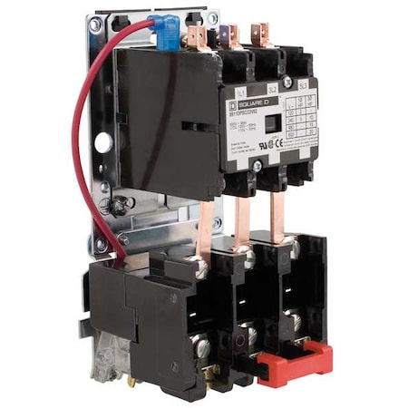 Square D 8911DPSO13V02 - Nonreversing Definite Purpose Magnetic Motor Starter, No Enclosure NEMA Rating, 120 V AC, 3 Poles