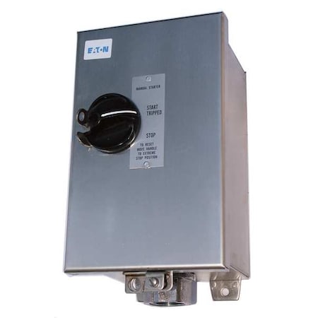 Eaton B100W1C - Manual Motor Starter, NEMA M-1, 3 P, 3 Phase, Toggle, 26 A
