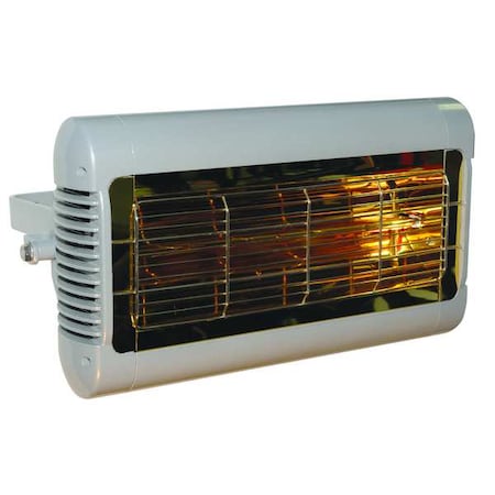 Solaira SALPHA15120G - Electric Infrared Heater, 1 Phase, Aluminum, 5120 Btu H, 120 V AC 1500 W