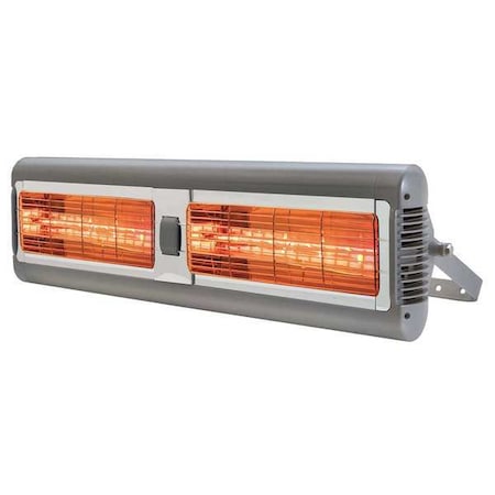 Solaira SALPHA2-40240L1G - Electric Infrared Heater, 1 Phase, Aluminum, 13,648 Btu H, 208/240 V AC 4000 W