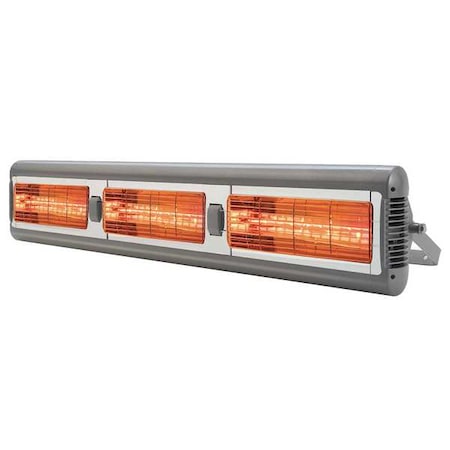 Solaira SALPHA3-60240L1G - Electric Infrared Heater, 1 Phase, Aluminum, 20,472 Btu H, 208/240 V AC 6000 W