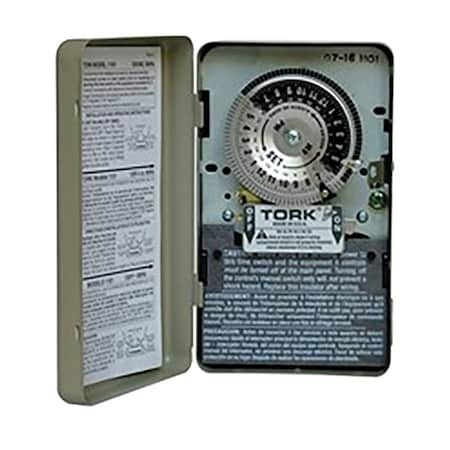 Tork 1101B - Mechanical Timer, 75 min, SPST, 120 V AC