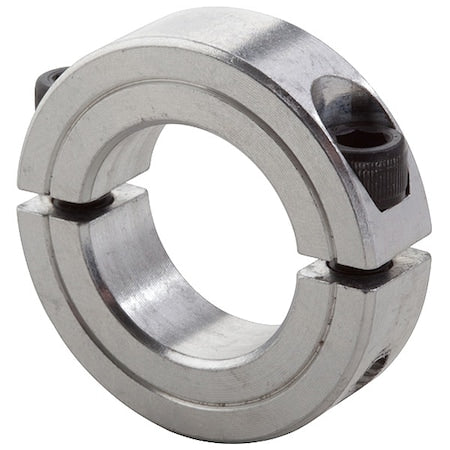 Climax Metal Products 2C-062-A - Shaft Collar,Clamp,2 Pc,5/8 In,Aluminum
