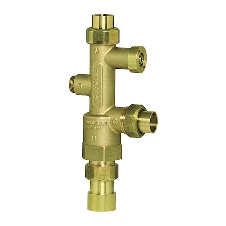 Honeywell Home AMX102-UT-1LF - AMX LEAD FREE MIXING VALVE 1" UNION NPT 90 F-130 F
