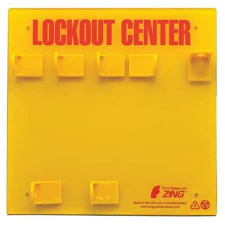 Zing 7113E - Lockout Board,Unfilled,11-1/2 In H