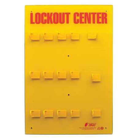 Zing 7115E - Lockout Board,Unfilled,23-1/2 In H