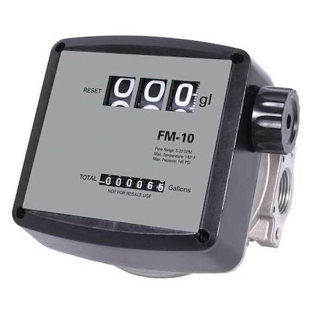 Dayton 12F730 - Flowmeter,Mechanical,32 GPM,1 In FNPT