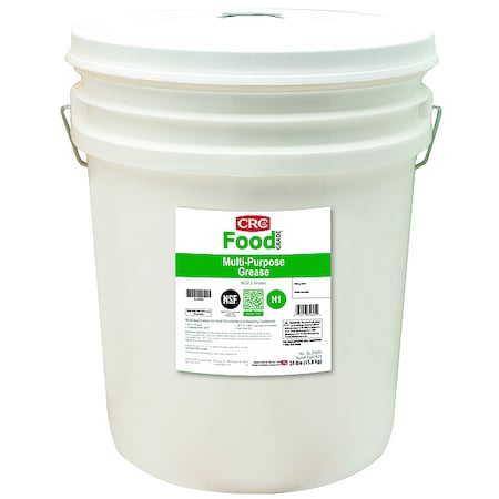 Crc SL35605 - 35 lb. White Multi-Purpose Food Grade Grease Pail