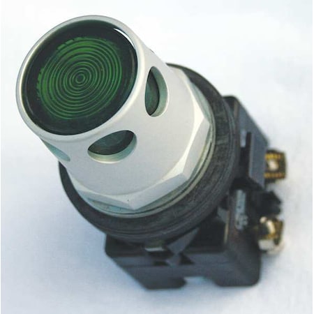Eaton HT8GDGF1Q1F3 - Illuminated Push Button, 30 mm, 2 NO/2 NC, Green