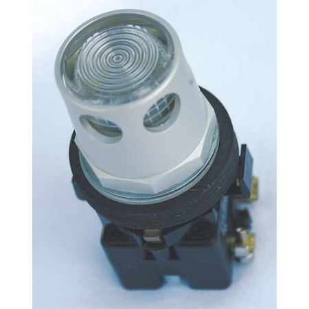 Eaton HT8GDCABL1 - Illuminated Push Button, 30 mm, 1 NO/1 NC, Clear