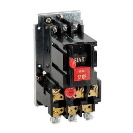 Eaton B100M0CA - Manual Motor Starter, NEMA M-0, 3 P, 3 Phase, Push Button, 45 A
