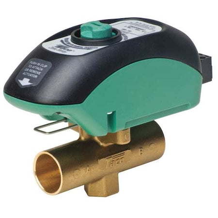 Taco Z100C2-2 - Motorized Zone Valve,NC,Brass,1 in Sweat