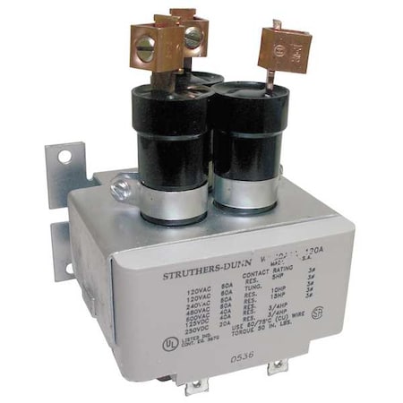 Struthers-Dunn M60AAA-240VAC - Mercury Displacement Contactor,3 NO,240 VAC