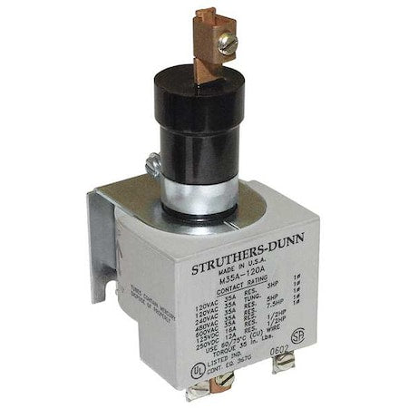 Struthers-Dunn M35A-208VAC - Mercury Displacement Contactor,1 NO,208 VAC