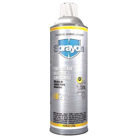 Sprayon S00212000 - Silicone Lubricant, General Purpose, H1 Food Contact, 13.25 oz, Aerosol Can