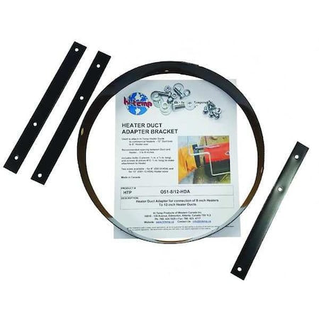 Hi Temp O51-8/12-HDA - Heater Duct Adapters, 8" W, 12" L