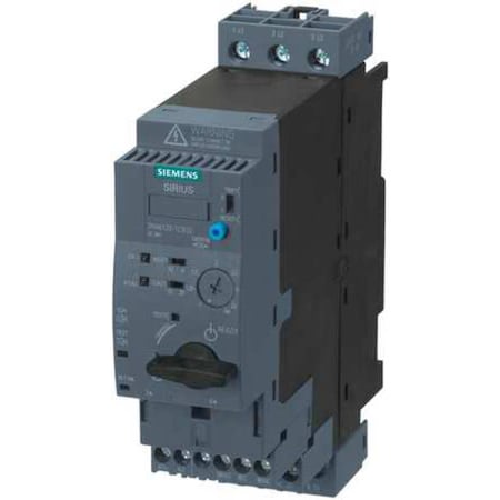 Siemens 3RA6120-1BB32 - Reversing IEC Magnetic Motor Starter, No Enclosure NEMA Rating, 24 V AC/DC, 3 Poles, 1 NO/1 NC