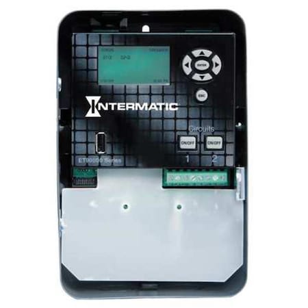 Intermatic ET90215C - Electronic Timer,Astronomic,Gray,Metal