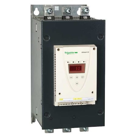 Schneider Electric ATS22C21S6U - Soft Start, 208-600 VAC, 110 V Ctrl,210 A