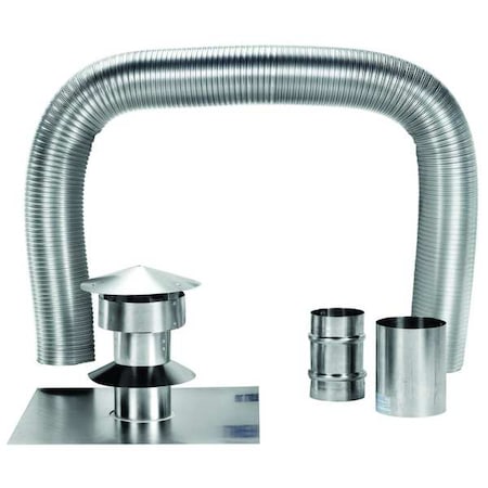 Westaflex 9504 - Chimney Liner Kit,4" Dia.,25 ft. L